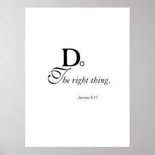 Do the right thing poster