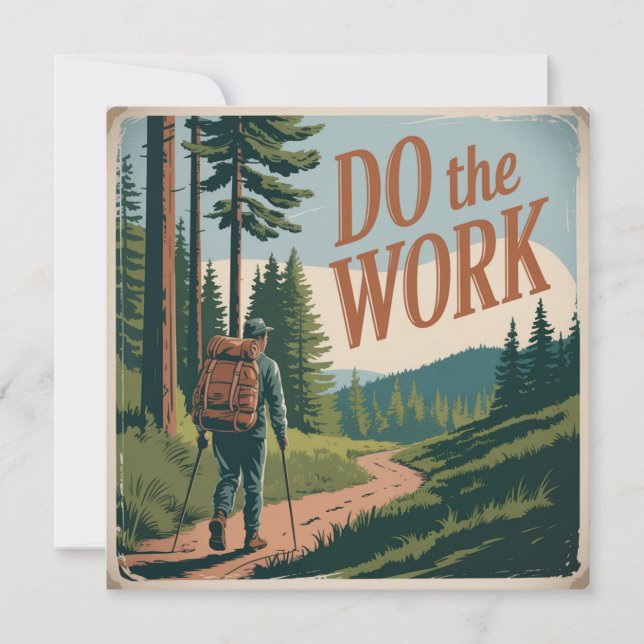 Do The Work Card (Front)