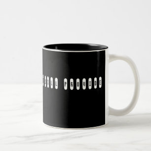 Do the work, God will provide. Two-Tone Coffee Mug