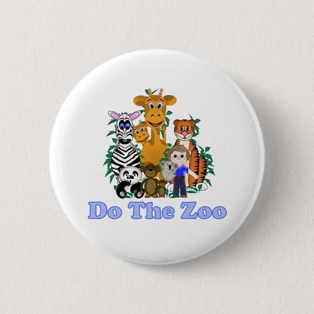 Do The Zoo 6 Cm Round Badge (Front)
