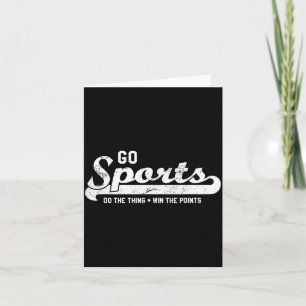 Do Thing Go Sports Win Points Sports Card