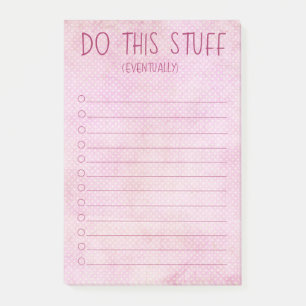 Do This Stuff Eventually Post-it Notes