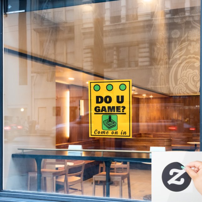 Do U Game? (Cafe Window)