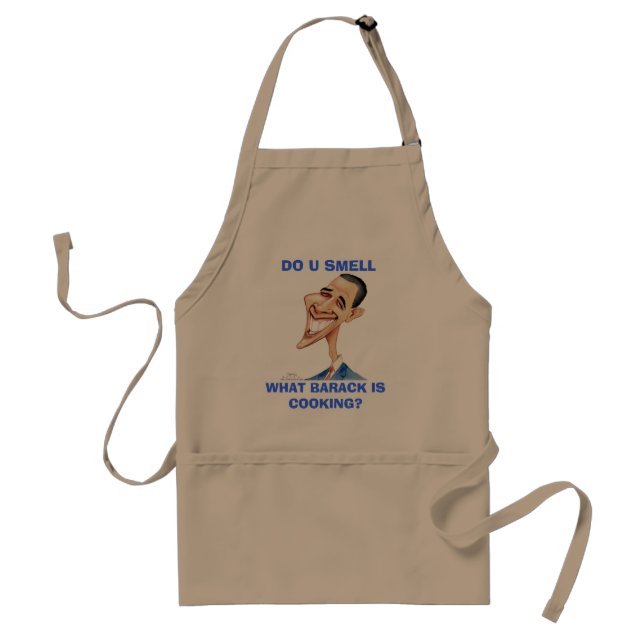 DO U SMELL, WHAT BARACK IS COOKING? STANDARD APRON (Front)