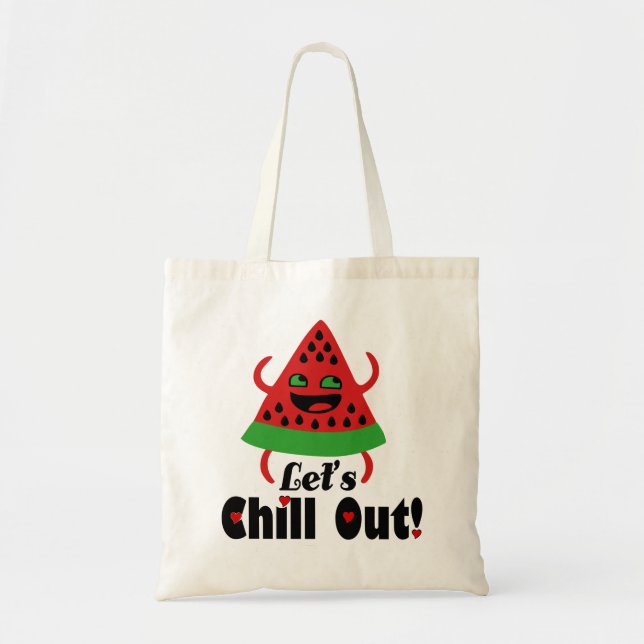❤️🍉Do Watermelon Dance & Chill 😋 Tote Bag (Front)