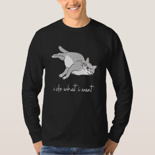 Do What I Want Black Cat Red Cup Graphic T-Shirt