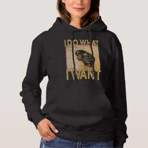 Do What I Want - Vintage Pug Artwork Essential T-S Hoodie