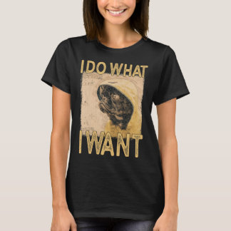 Do What I Want - Vintage Pug Artwork Essential T-S T-Shirt