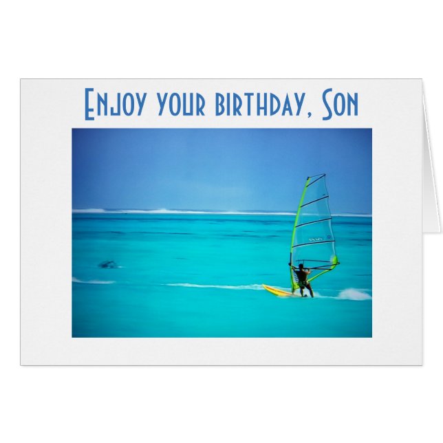DO WHAT MAKE YOU HAPPY, SON - BIRTHDAY WISHES (Front Horizontal)