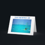 DO WHAT MAKE YOU HAPPY, SON - BIRTHDAY WISHES CARD<br><div class="desc">This card is perfect for the SON AND THE WINDSURFER OR ATHLETE THAT YOU WISH TO SAY "ENJOY DOING WHAT YOU LIKE ON YOUR BIRTHDAY"</div>