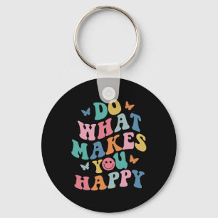 Do What Makes You Happy Mental Health Autism Aware Key Ring