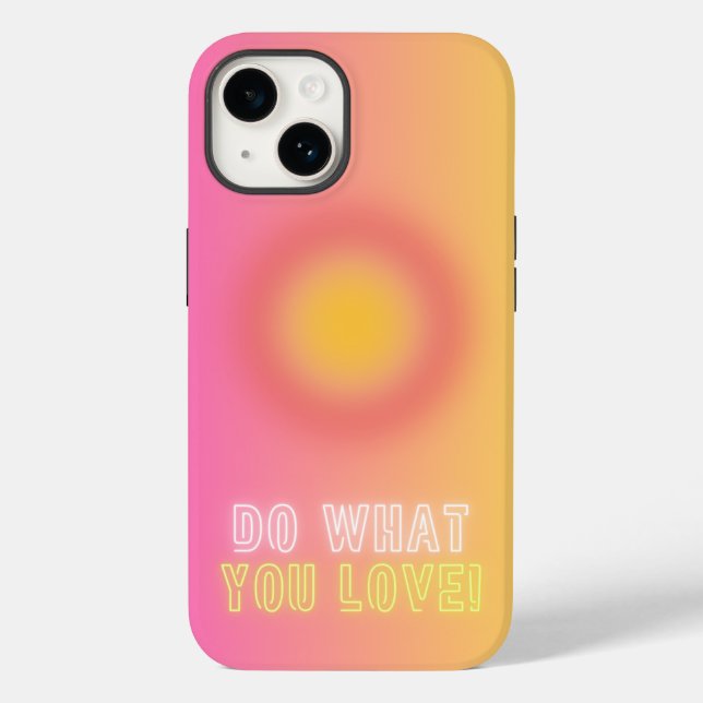 Do What You Love Aura Phone Case (Back)