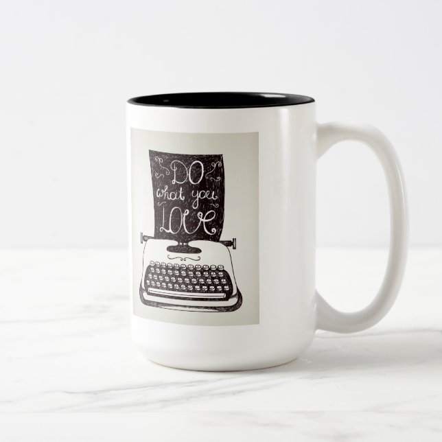 Do What You Love Two-Tone Coffee Mug (Right)