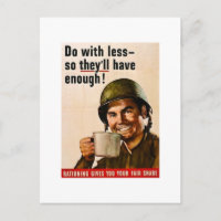 Do With Less Vintage WWII Rationing