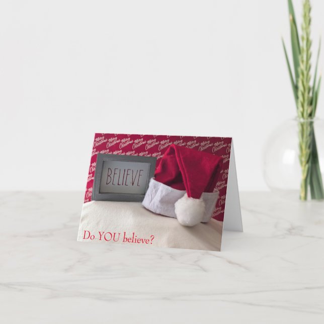Do You Believe Christmas Card (Front)