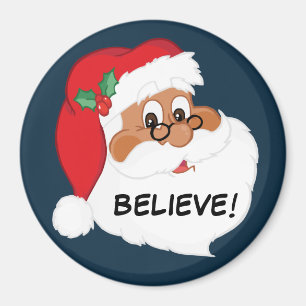 Do You Believe in Black Santa Claus? Magnet