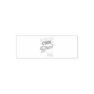 Do You Even Code Bro Funny Software Engineer Self-inking Stamp