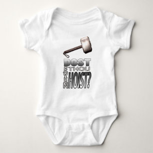 Do you even lift? baby bodysuit