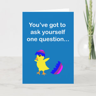 Do you feel Clucky? Easter Greeting Card