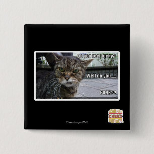 Do you feel lucky? 15 cm square badge