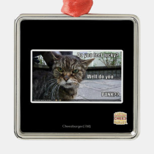 Do you feel lucky? metal tree decoration