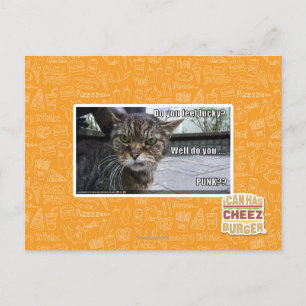 Do you feel lucky? postcard