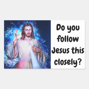 Do You Follow Jesus This Closely? Bumper Sticker
