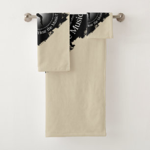 Do You Hear The Music? Bath Towel Set