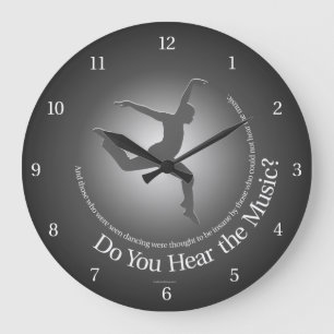 Do You Hear The Music? Large Clock