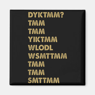 Do You Know The Muffin Man_ Dyktmm_ Funny Nostalgi Magnet