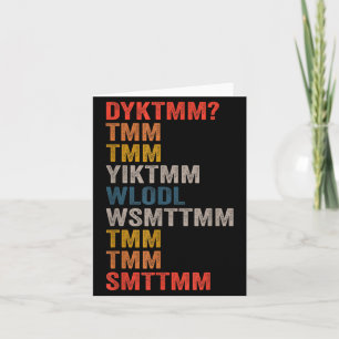 Do You Know The Muffin Man Dyktmm Funny Quote 1 Card