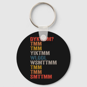 Do You Know The Muffin Man Dyktmm Funny Quote 1 Key Ring