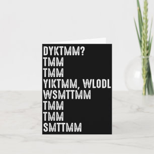 Do You Know The Muffin Man Dyktmm Funny Quote  Card