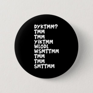 Do You Know The Muffin Man Dyktmm Nostalgia Funny  6 Cm Round Badge