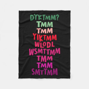 Do You Know The Muffin Man Dyktmm Nostalgia Funny  Fleece Blanket