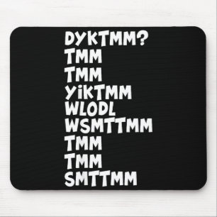 Do You Know The Muffin Man Dyktmm Nostalgia Funny  Mouse Pad