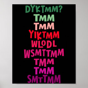 Do You Know The Muffin Man Dyktmm Nostalgia Funny  Poster