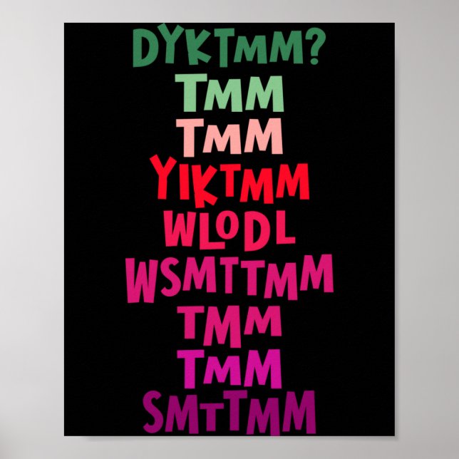 Do You Know The Muffin Man Dyktmm Nostalgia Funny  Poster (Front)
