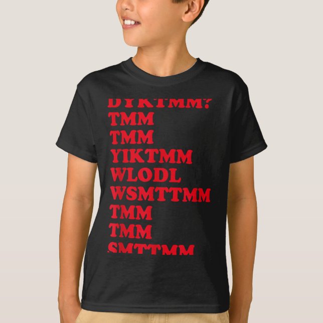 Do You Know The Muffin Man Dyktmm Nostalgia Saying T-Shirt (Front)