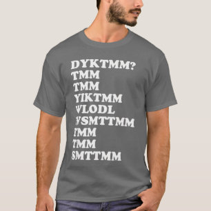 Do You Know The Muffin Man DYKTMM Nostalgic Saying T-Shirt