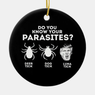DO YOU KNOW YOUR PARASITES? CERAMIC TREE DECORATION
