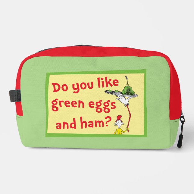 Do You Like Green Eggs and Ham? Dopp Kit (Front)