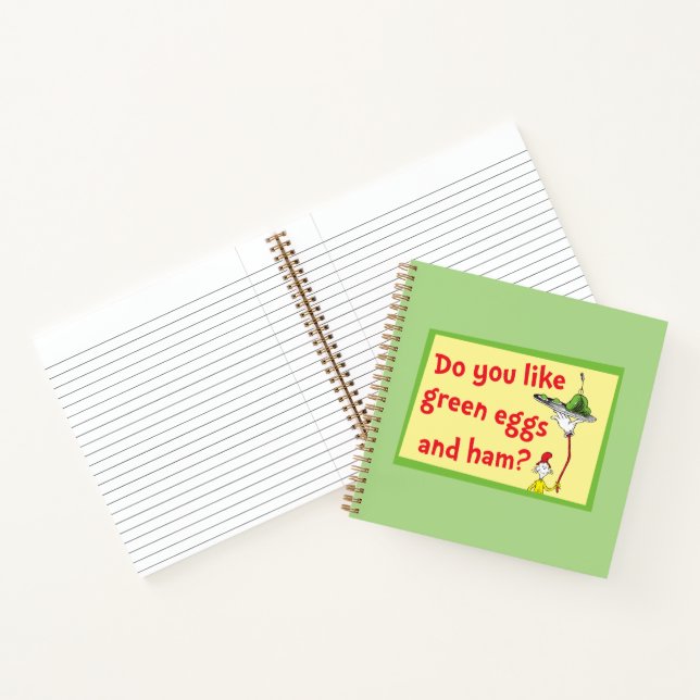 Do You Like Green Eggs and Ham? Notebook (Inside)
