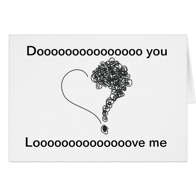 do you? love me! (Front Horizontal)