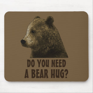 Do You Need A Bear Hug Gay Bear Mouse Pad