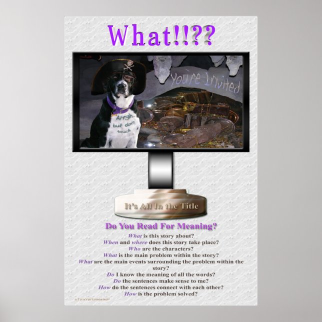 Do You Read For Meaning Poster (Front)