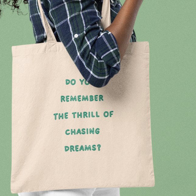 Do you Remember Retro Nostalgia Quirky Dreamy Tote Bag (Get yours now and relive the journey! Chase your dream today!)