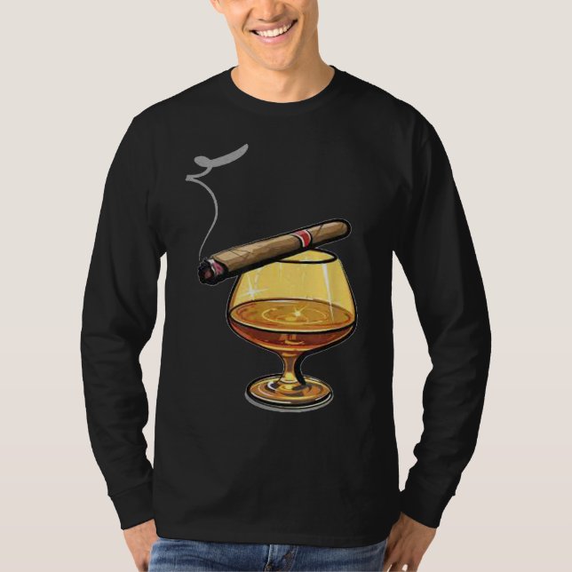 Do you smoke cigars drink scotch and know things T-Shirt (Front)