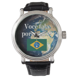 Do you speak Portuguese? Portuguese. Flag & Earth Watch