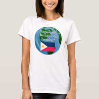 Do you speak Tagalog? in Tagalog. Flag & globe